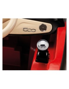 Fiat 500 red-grey with radio control 6 volts PEGIGED1163 Peg perego | Futurartshop.com 2