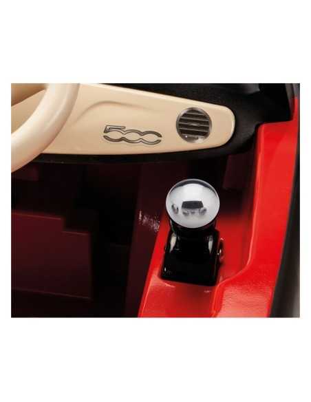 Auto fiat 500 rossa-grigia con radiocomando 6 volts PEGIGED1163 Peg perego | Futurartshop.com