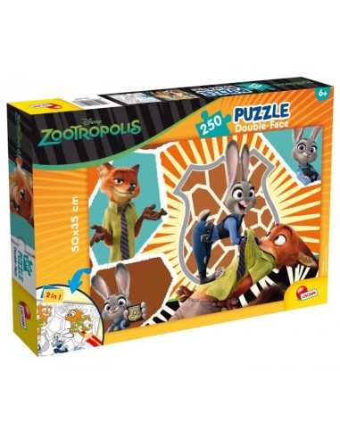 puzzle double face pezzi 250 zootropolis BIM0004851 Lisciani | Futurartshop.com
