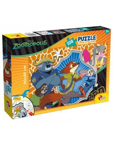 puzzle double face pezzi 108 zootropolis BIM0004850 Lisciani | Futurartshop.com