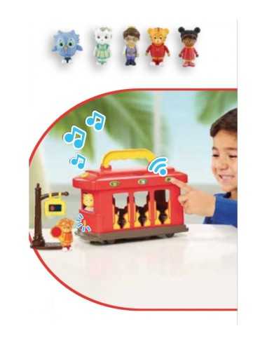 Daniel Tiger Tram Deluxe GIODAN06000 Giochi Preziosi | Futurartshop.com