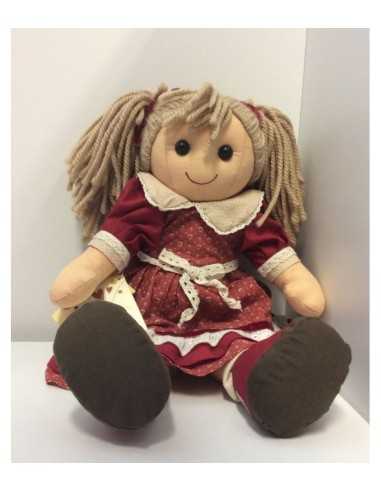 bambola morbida my doll abito cuori MYDBW001  | Futurartshop.com