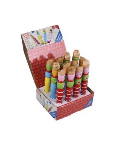 Colorful wooden toy tooky flute  MAG421193 Grandi giochi | Futurartshop.com