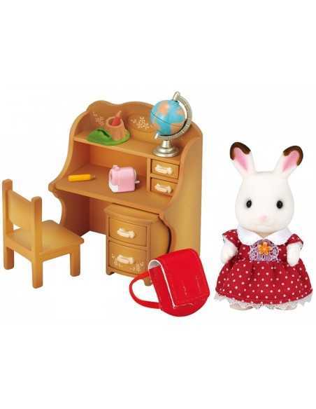 Sorella coniglio cioccolato con scrivania BOR2204.SYL Epoch | Futurartshop.com