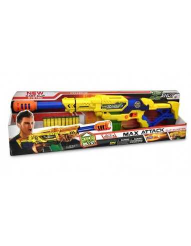X-shot rifle max attack with 6 cans and 10dardi MAGGG-46015 Grandi giochi | Futurartshop.com