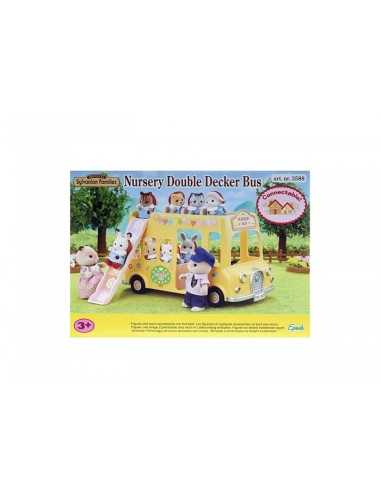bus 2 piani asilo nido sylvanian families BOR3588.SYL Epoch | Futurartshop.com