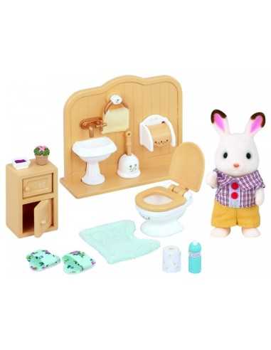 fratello coniglio cioccolato con bagno sylvanian families BOR2203.SYL Epoch | Futurartshop.com
