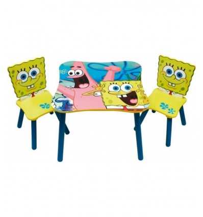 Sponge Bob Set table et 2 chaises en bois SB7022 SB7022 - Futurartshop.com