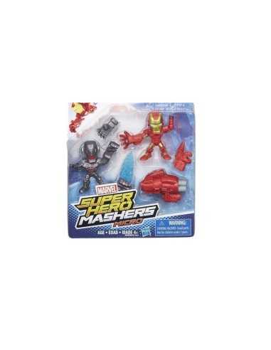 personaggi super hero mashers micro iron man versus ultron HASB6432EU40/B6690 Hasbro | Futurartshop.com