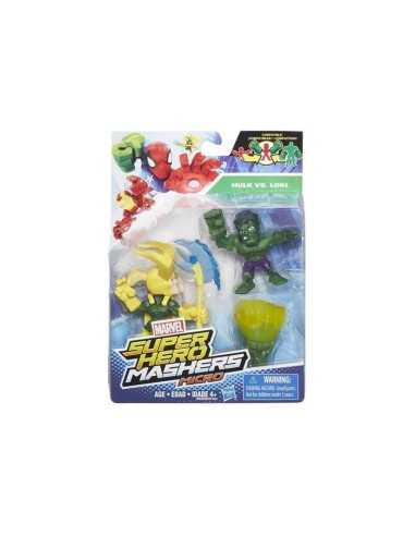 personaggi super hero mashers micro hulk versus loki HASB6432EU40/B6688 Hasbro | Futurartshop.com