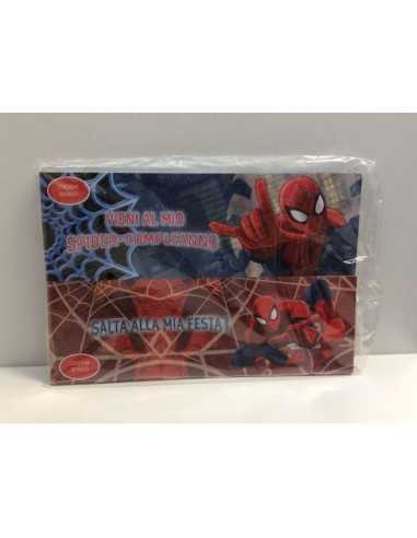 Spiderman invitations to parties ACC161646/S Accademia | Futurartshop.com
