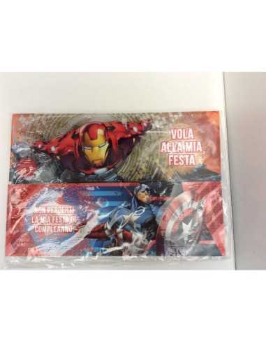 avengers inviti alle feste 2 modelli ACC161646/A Accademia | Futurartshop.com