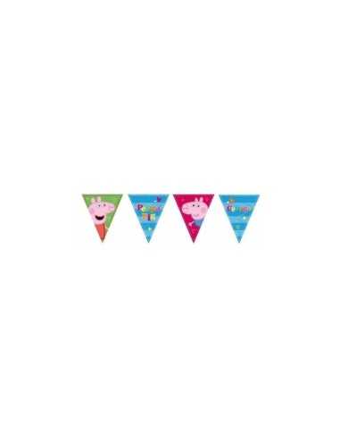 Festooned in flags for themed party Peppa Pig CMG191103 COMCMG191103 Como Giochi  | Futurartshop.com