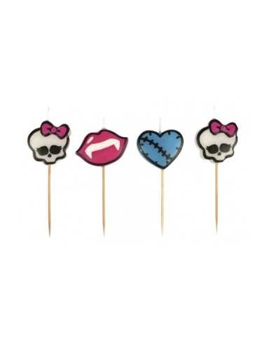 4 Candles Monster High Party CMG552255 COMCMG552255 Como Giochi  | Futurartshop.com