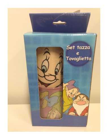 Set of 7 dwarfs puppy Cup and placemat 2191898163118  | Futurartshop.com