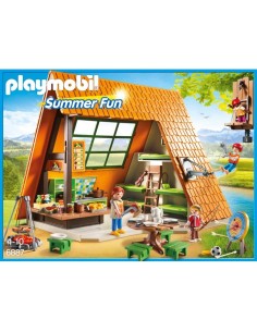 Casa vacanze con area giochi e tavoli da pic-nic PLA6887 Playmobil | Futurartshop.com