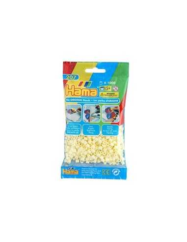 Hama beads 1000 bag cream BOR207-02.AMA Hama | Futurartshop.com
