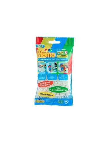 Green glow in the dark beads Hama bag 1000 BOR207-55.AMA Hama | Futurartshop.com