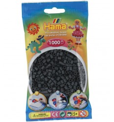 Hama cuentas 1000 bolsa gris oscuro 207-71.AMA Hama- Futurartshop.com