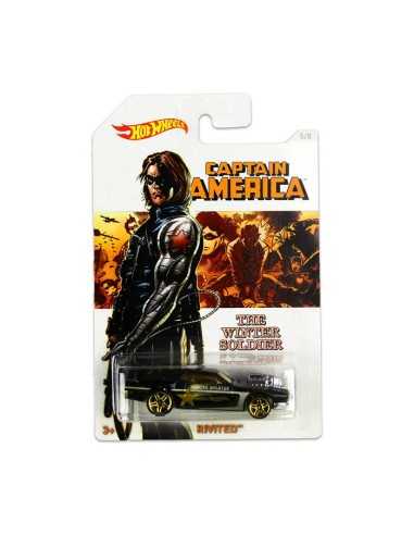Hot Wheels vehicle captain america-rivited MATDJK75/DJK76 Mattel | Futurartshop.com