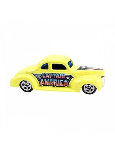 Hot wheels vehicle of captain america-40 ford coupe MATDJK75/DJK79 Mattel | Futurartshop.com