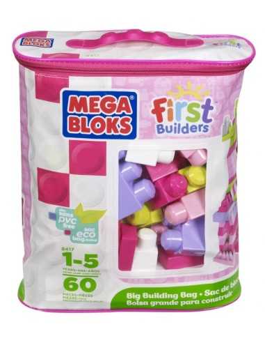 Mega Bloks Maxi Bricks Ecological Bag 8417, 60 pieces, 08417 Pink 2068816715004 Mega Bloks | Futurartshop.com