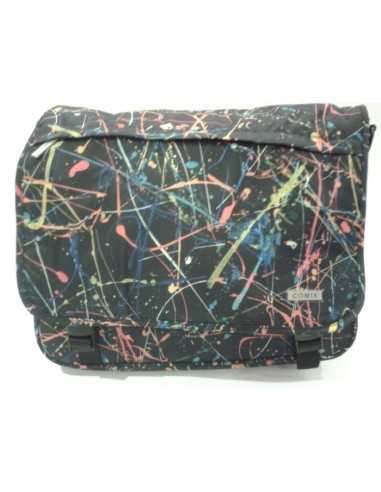 shoulder messenger bag black comix fantasy sketches all over stretch PAN54774/1 Panini | Futurartshop.com