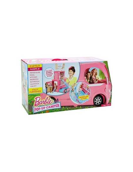 Camper Barbie Pop-UP con scivolo d'acqua MATCGT42-2 Mattel | Futurartshop.com