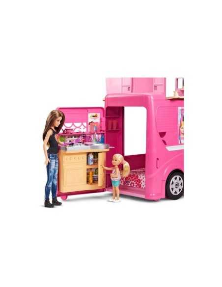Camper Barbie Pop-UP con scivolo d'acqua MATCGT42-2 Mattel | Futurartshop.com
