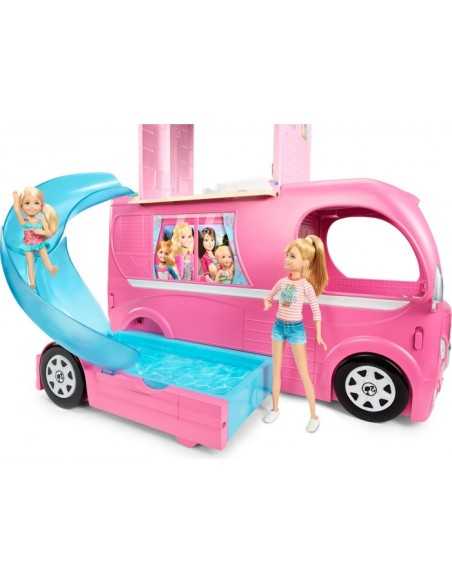 Barbie camper Pop UP with water slide MATCGT42-2 Mattel | Futurartshop.com