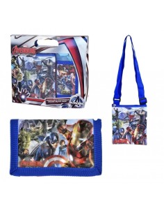 Set Avengers shoulder bag with wallet GIAM92003MC Dedit | Futurartshop.com