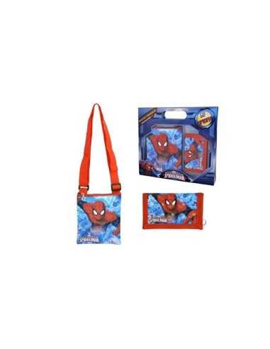 Shoulder bag and wallet set Spider man GIA0004944  | Futurartshop.com