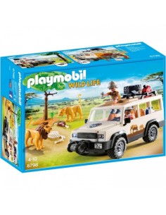 off-road in the Savannah with Lions PLA6798 Playmobil | Futurartshop.com