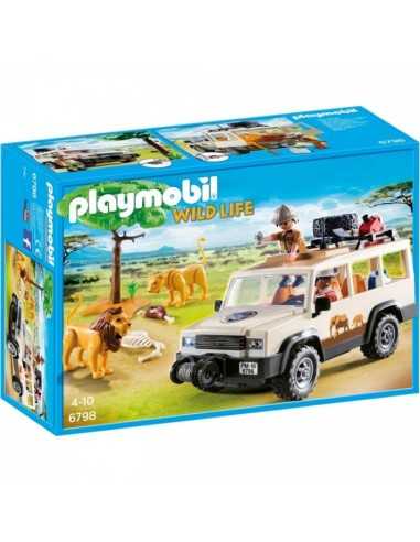 fuoristrada nella savana con i leoni PLA6798 Playmobil | Futurartshop.com