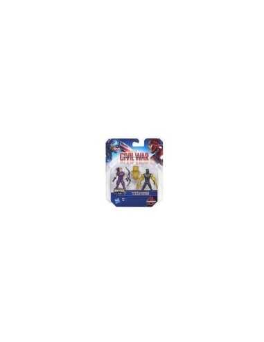 Personaggi Miniverse hawkeye vs black panther HASB5768EU40/B6145 Hasbro | Futurartshop.com