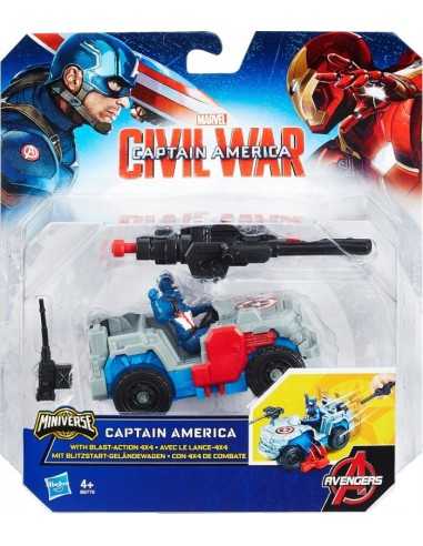 Personaggio Capitan america con auto HASB5769EU40/B6770 Hasbro | Futurartshop.com