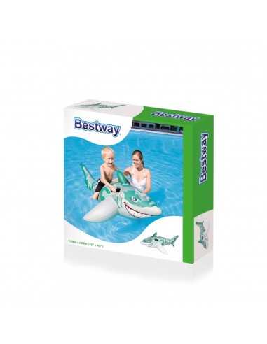 Inflatable ride-on Camo shark MAZ41092 Bestway | Futurartshop.com