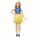 Barbie fashionistas curvy with blue and yellow dress DGY54/DMF24 Mattel- Futurartshop.com