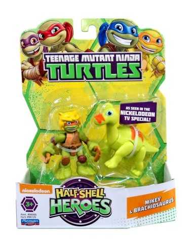 turtles mutant ninja personaggi mikey e brachiosaurus GIOTUH00211/96125 Giochi Preziosi | Futurartshop.com