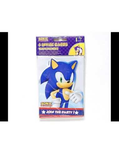 6 biglietti di invito Sonic CMG194043 2225473792117 Como Giochi  | Futurartshop.com