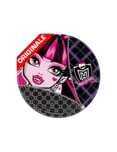 8 plates of Monster High 18 cm CMG552246 2225719924159 Como Giochi  | Futurartshop.com