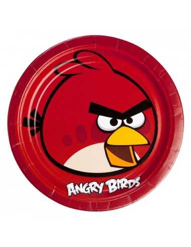 Angry Birds 8 Plates 23 cm CMG552360 2226302357255 Como Giochi  | Futurartshop.com