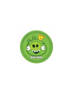 Plate 18 cm 8pcs CMG552361 Angry Birds 2226399170263 Como Giochi  | Futurartshop.com
