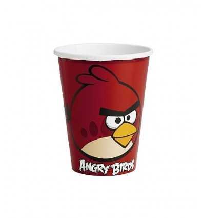 8 bicchieri Angry Birds CMG552362 CMG552362 Como Giochi -Futurartshop.com