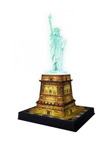 Statue of liberty 3d puzzle night edition-108 pieces RAV125968 Ravensburger | Futurartshop.com