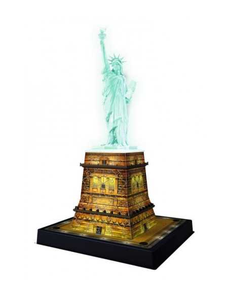 Statue of liberty 3d puzzle night edition-108 pieces RAV125968 Ravensburger | Futurartshop.com