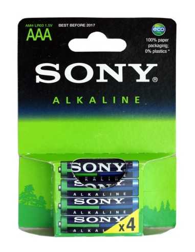 Sony alkaline AAA 4 AM4E4X 147055 Sony | Futurartshop.com