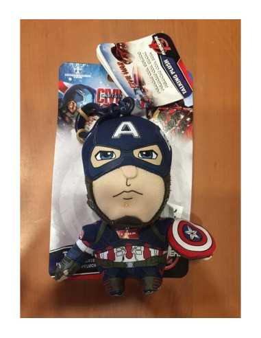 mini peluche portachiavi parlante captain america FAM760014552/1 Famosa | Futurartshop.com