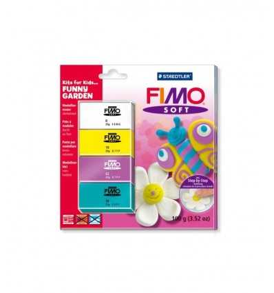 Fimo soft Kits für Kinder lustige Garten mit 4 Pats V8024 40L1 Staedtler- Futurartshop.com