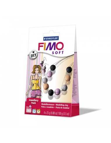 fimo soft jewellery pack bijoux corallo con 4 panetti BIM8025 07 Staedtler | Futurartshop.com